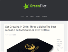Tablet Screenshot of greendiet.com